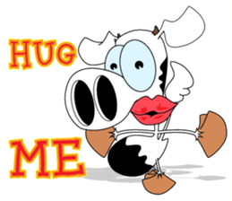 Wow Cow sticker #9080094