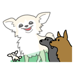 chihuahua hu wa wa sticker sticker #9080375