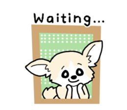 chihuahua hu wa wa sticker sticker #9080378