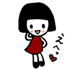 pretty girl Stick erevery day sticker #9080523