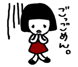 pretty girl Stick erevery day sticker #9080526