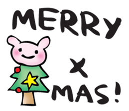 Christmas and New Year message. sticker #9080827