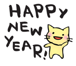 Christmas and New Year message. sticker #9080858