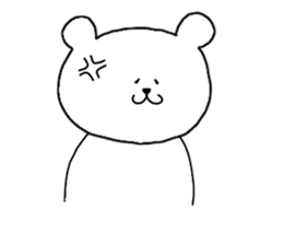 White Polar Bear sticker #9081158