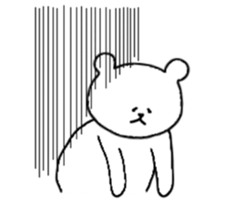 White Polar Bear sticker #9081171