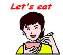 Table tennis girl (english version) sticker #9081285