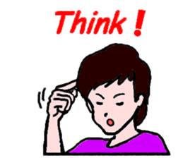 Table tennis girl (english version) sticker #9081300