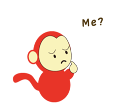 Monkey Sticker NO.2 sticker #9081560