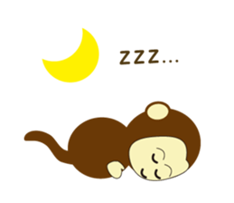 Monkey Sticker NO.2 sticker #9081579