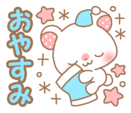 Sweet cute bear sticker #9081987
