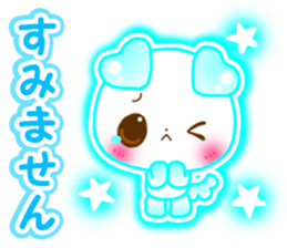 Animal cute honorific version sticker #9082430