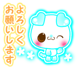 Animal cute honorific version sticker #9082446