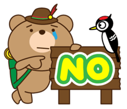 Bears love the mountain no.1 sticker #9082637