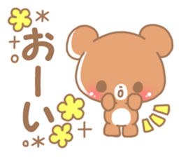 Happy pretty bear sticker #9082880