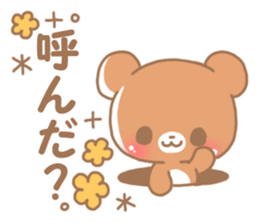 Happy pretty bear sticker #9082882