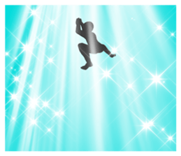 round faced character sticker #9083503