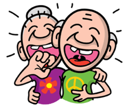 Happy Grandma & Grandpa sticker #9083547