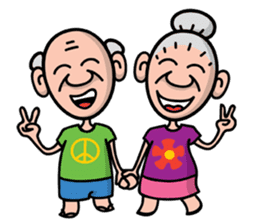 Happy Grandma & Grandpa sticker #9083568