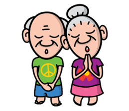 Happy Grandma & Grandpa sticker #9083583