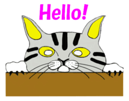 Japanese Bobtail cat "TAP" sticker #9083984