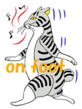 Japanese Bobtail cat "TAP" sticker #9083996
