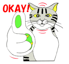 Japanese Bobtail cat "TAP" sticker #9083999