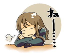 Answer of female office worker Sachiko sticker #9084127