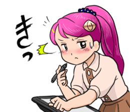 The VR Girl Ocu-tan Part2 sticker #9084737