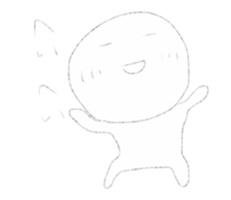 It's difficult to be seen. sticker #9084867