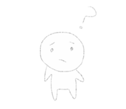 It's difficult to be seen. sticker #9084876