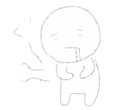 It's difficult to be seen. sticker #9084887