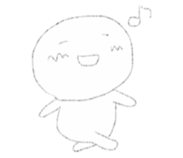 It's difficult to be seen. sticker #9084896