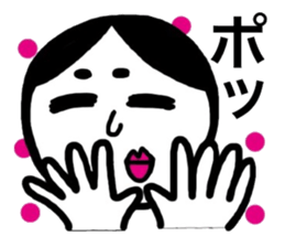 okamechan wearing a costume of rabbit sticker #9085026