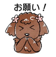 The toy poodle! sticker #9085153
