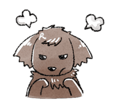 The toy poodle! sticker #9085182