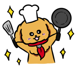 Annie and Molly Friends Toy Poodle sticker #9085196