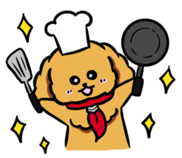 Annie and Molly Friends Toy Poodle sticker #9085196