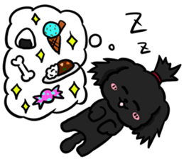 Annie and Molly Friends Toy Poodle sticker #9085197