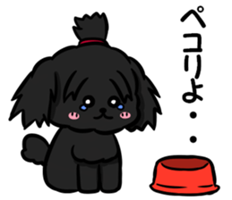 Annie and Molly Friends Toy Poodle sticker #9085199