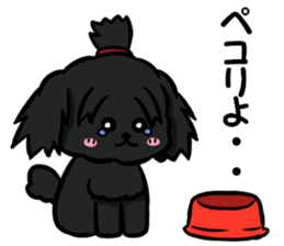 Annie and Molly Friends Toy Poodle sticker #9085199