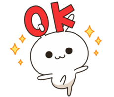 Very positive rabbit sticker #9085592