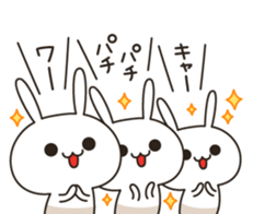 Very positive rabbit sticker #9085599