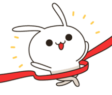 Very positive rabbit sticker #9085603