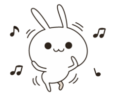 Very positive rabbit sticker #9085605
