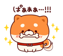 One's own pace Japanese midget Shiba sticker #9086064