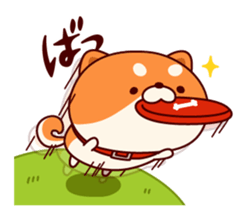 One's own pace Japanese midget Shiba sticker #9086065