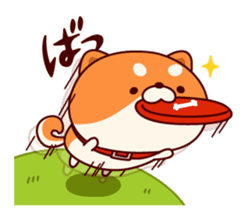 One's own pace Japanese midget Shiba sticker #9086065