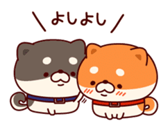 One's own pace Japanese midget Shiba sticker #9086067