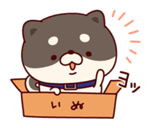 One's own pace Japanese midget Shiba sticker #9086070