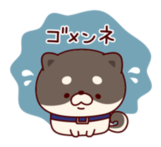 One's own pace Japanese midget Shiba sticker #9086075